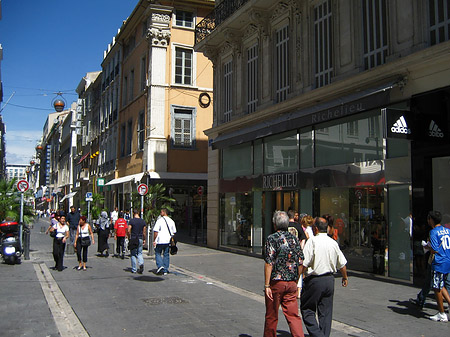 Einkaufsstraße in Marseille